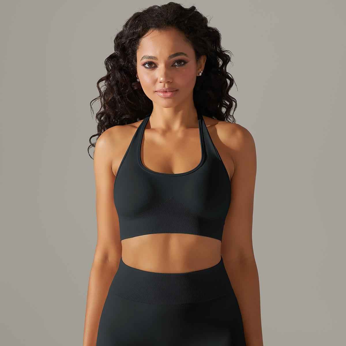 HEAT Seamless Halter Sports Bra