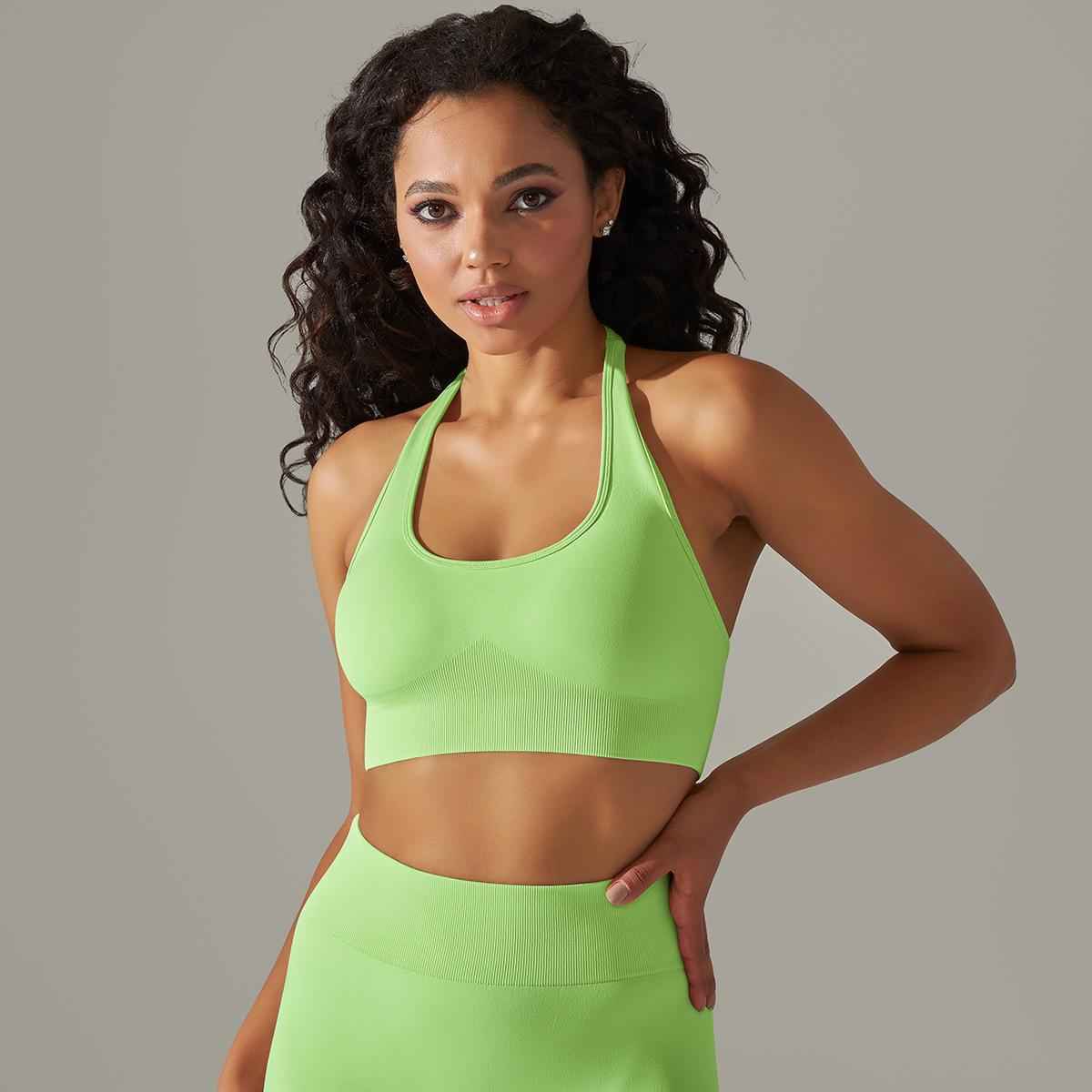 HEAT Seamless Halter Sports Bra