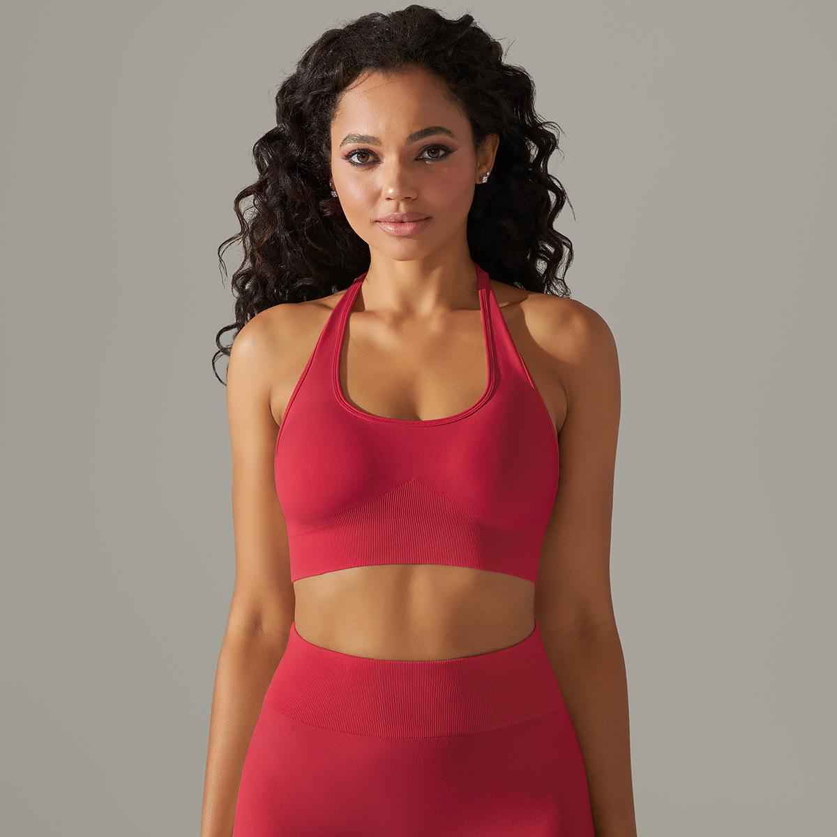 HEAT Seamless Halter Sports Bra