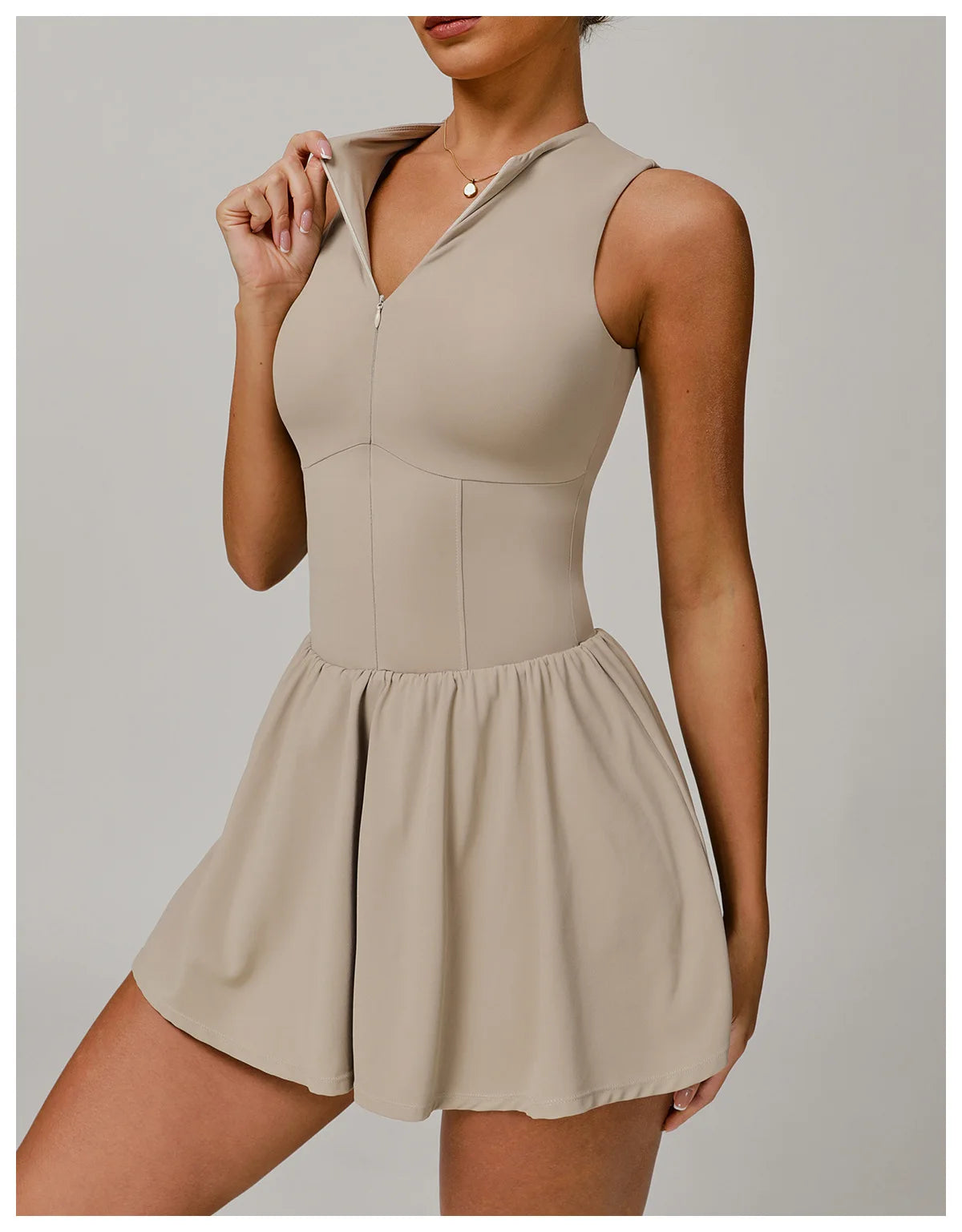 Padel Tennis Backless Jumpsuit