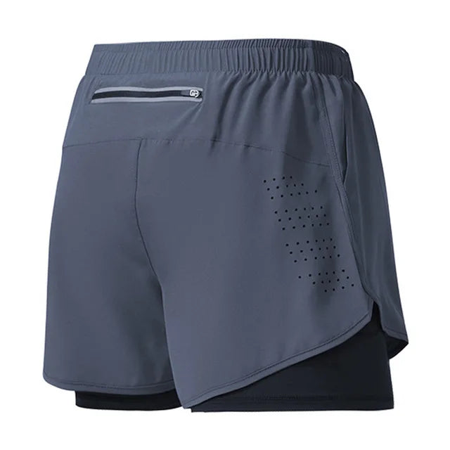 Padel Tennis Double Layer Shorts