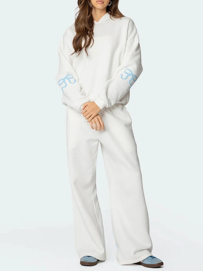 Padel Tennis Bow Print Sweat Set