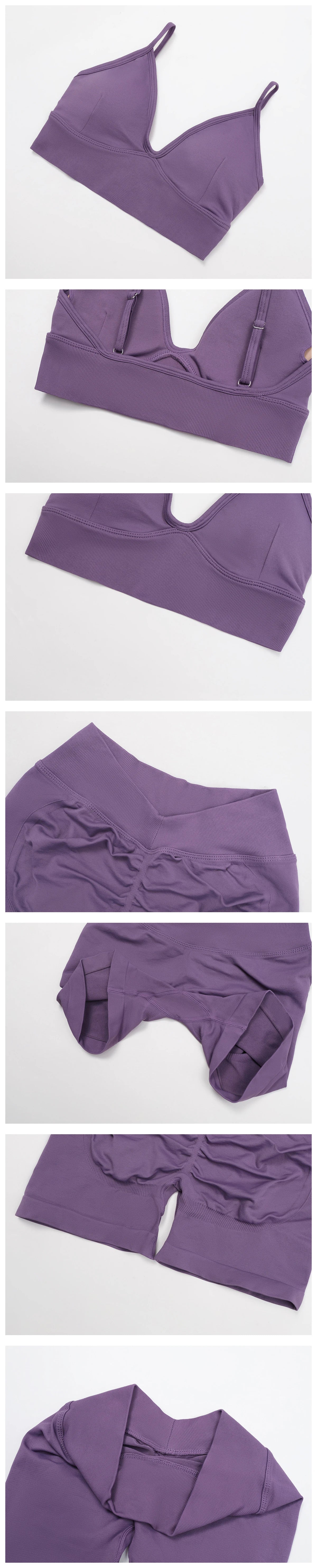 SWELTERING 2/3PCS Seamless Sportswear Fitness Sleeve Sports Suits