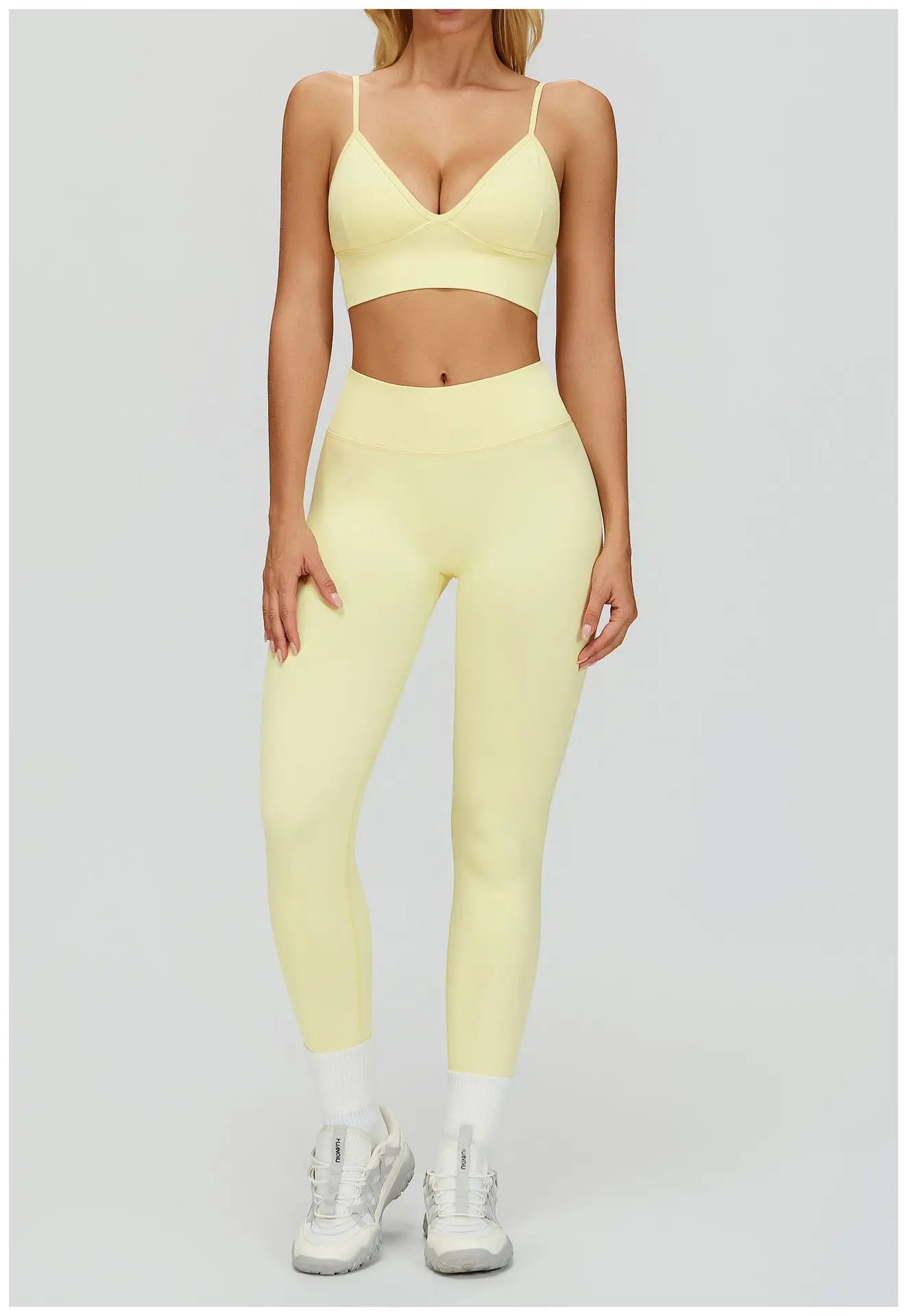 SWELTERING 2/3PCS Seamless Sportswear Fitness Sleeve Sports Suits