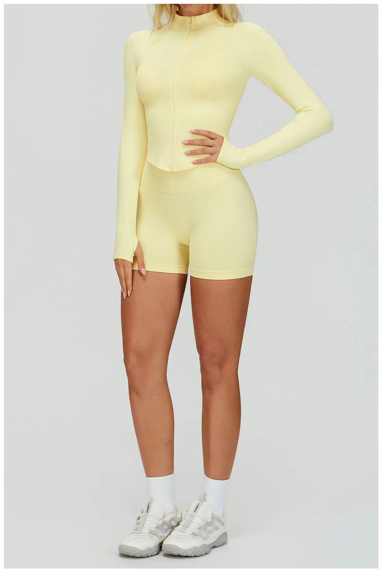 SWELTERING 2/3PCS Seamless Sportswear Fitness Sleeve Sports Suits