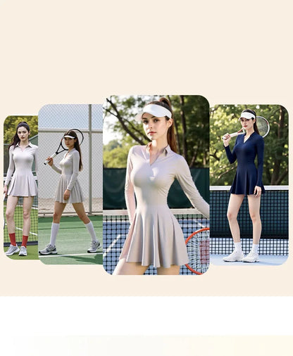 Padel Tennis Long Sleeve Dress