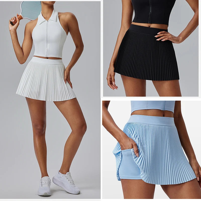 Padel Tennis Pleated Skort