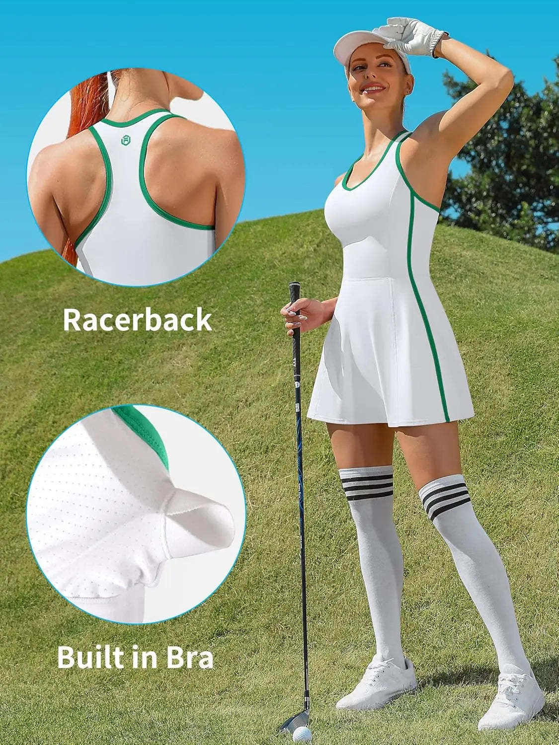 Padel Tennis V-Neck Dress