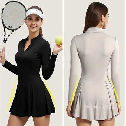 Padel Tennis Long Sleeve Dress