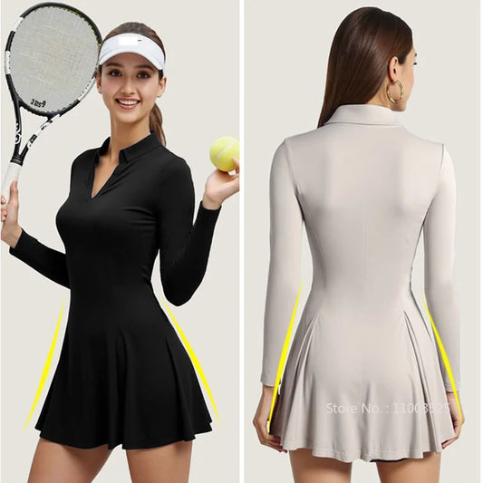 Padel Tennis Long Sleeve Dress