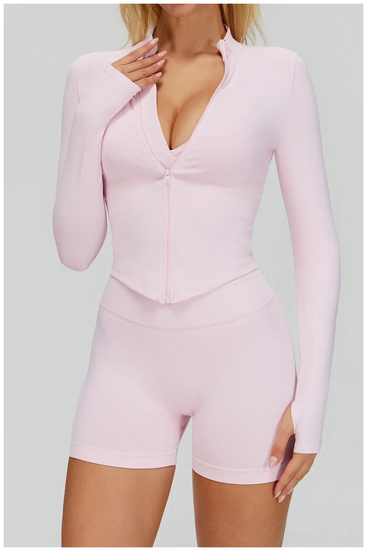 SWELTERING 2/3PCS Seamless Sportswear Fitness Sleeve Sports Suits