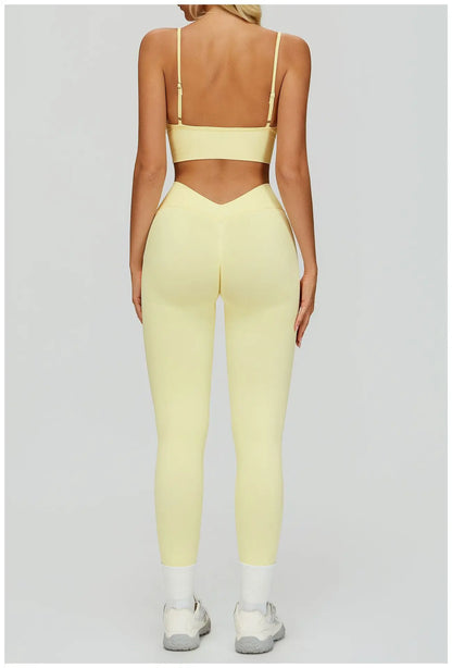 SWELTERING 2/3PCS Seamless Sportswear Fitness Sleeve Sports Suits