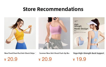 Women's Yoga Sports Bra Shock Absorption Gathered Nylon Elastic Top Running Fitness Vest Comfortable Breathable Fixed Pad