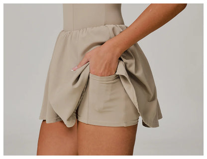 Padel Tennis Backless Jumpsuit