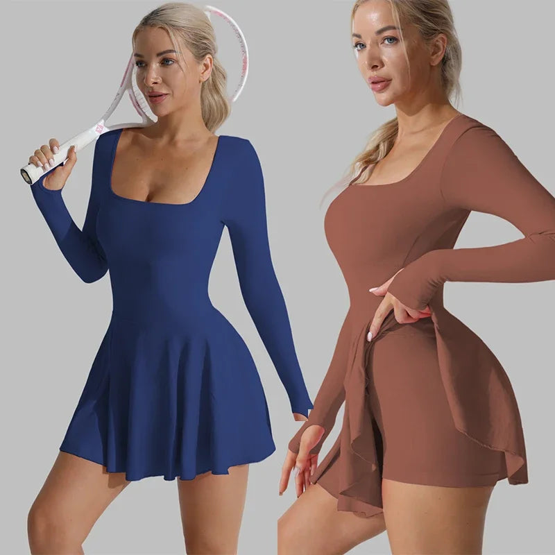 Padel Tennis Long Sleeve Dress