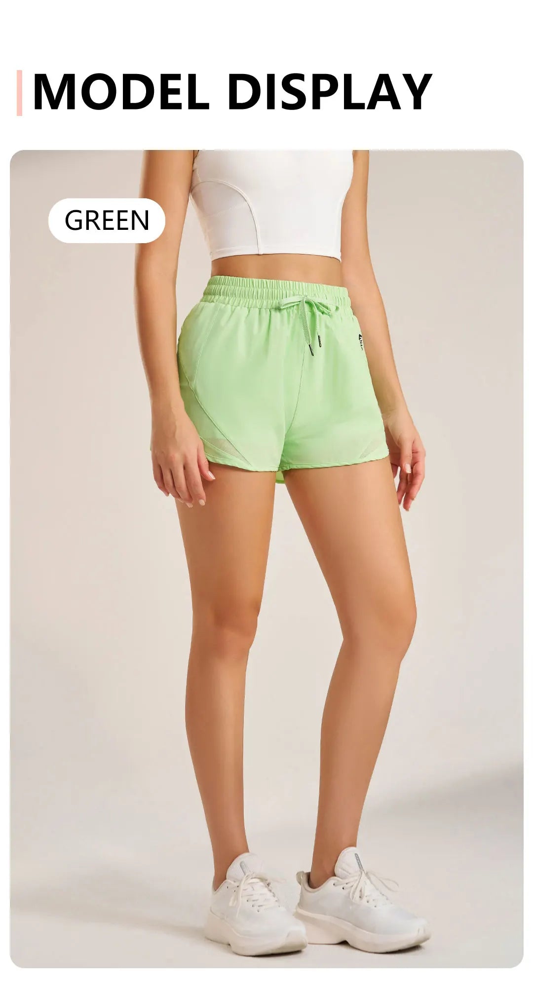 Padel Tennis High Waist Yoga Shorts