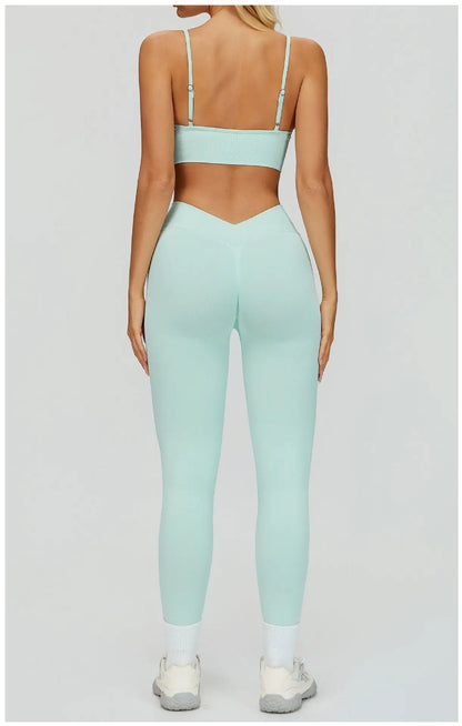 SWELTERING 2/3PCS Seamless Sportswear Fitness Sleeve Sports Suits