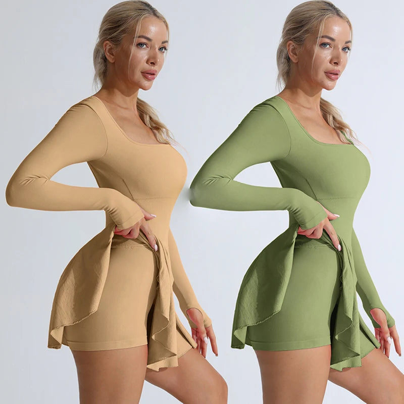 Padel Tennis Long Sleeve Dress