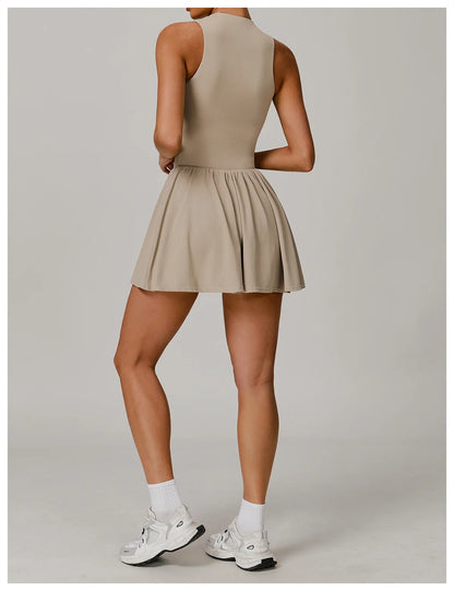 Padel Tennis Backless Jumpsuit