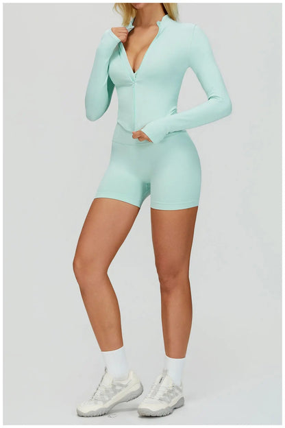 SWELTERING 2/3PCS Seamless Sportswear Fitness Sleeve Sports Suits