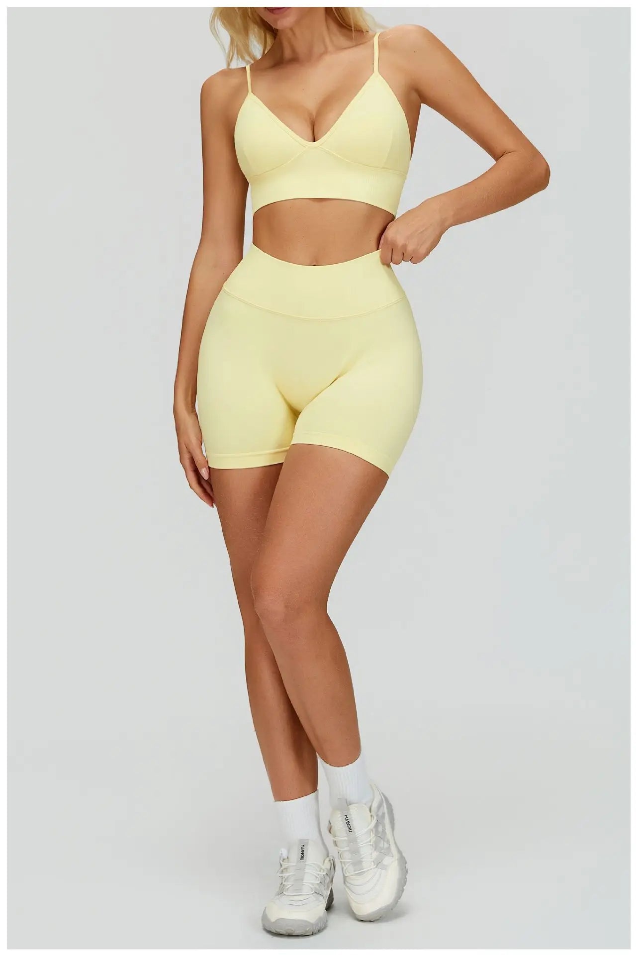 SWELTERING 2/3PCS Seamless Sportswear Fitness Sleeve Sports Suits