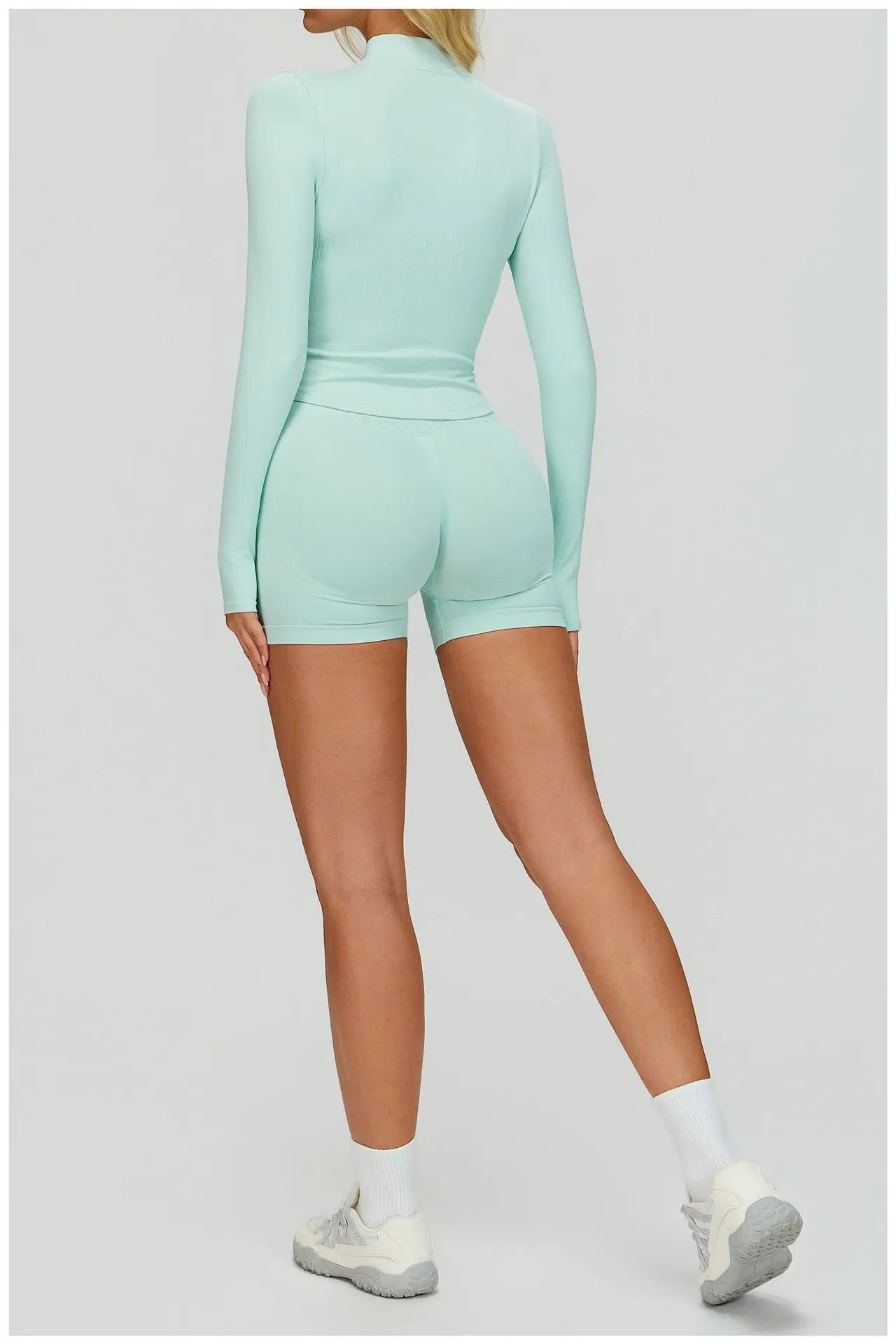 SWELTERING 2/3PCS Seamless Sportswear Fitness Sleeve Sports Suits