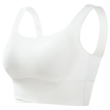 Women’s Padded High Impact Sports Bra – Racerback Workout Crop Top High Support Fitness Yoga Bra