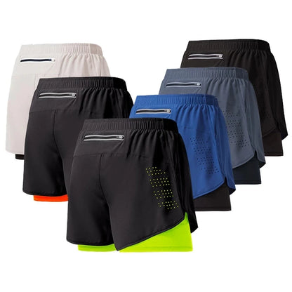 Padel Tennis Double Layer Shorts