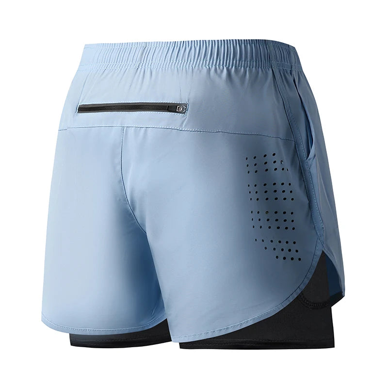 Padel Tennis Double Layer Shorts