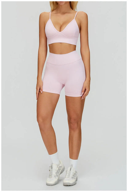 SWELTERING 2/3PCS Seamless Sportswear Fitness Sleeve Sports Suits