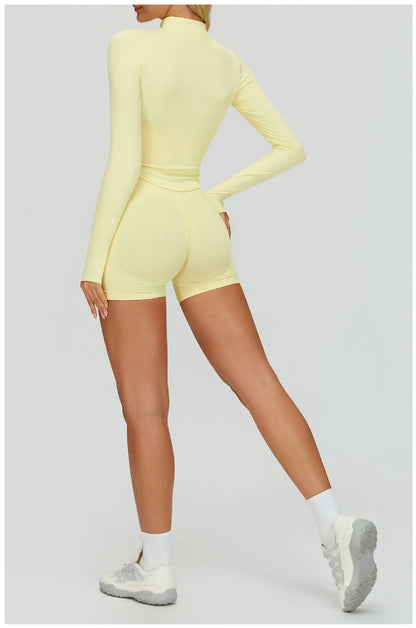 SWELTERING 2/3PCS Seamless Sportswear Fitness Sleeve Sports Suits