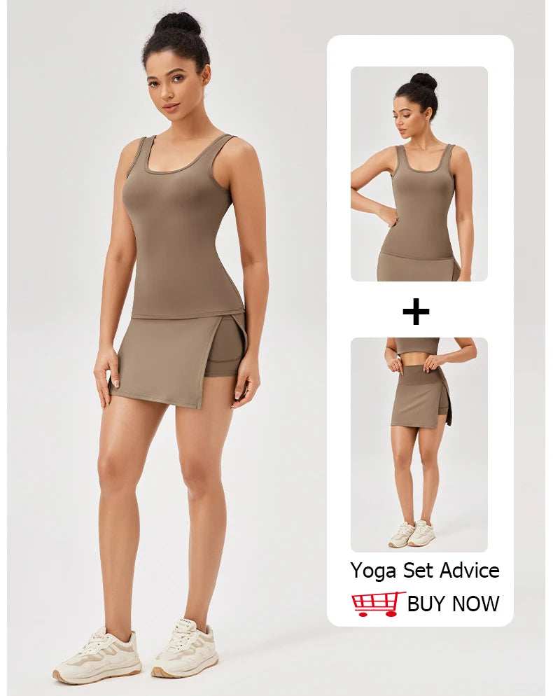 Padel Tennis 2-in-1 Running Skirt