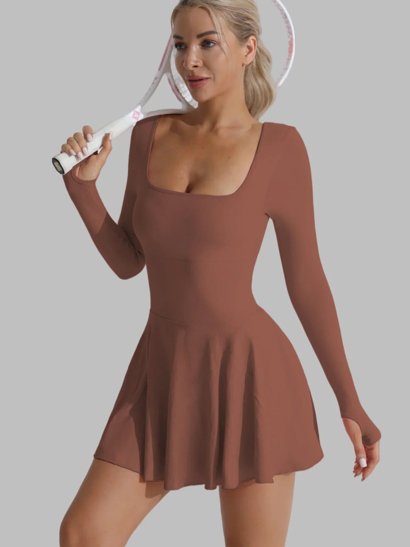 Padel Tennis Long Sleeve Dress