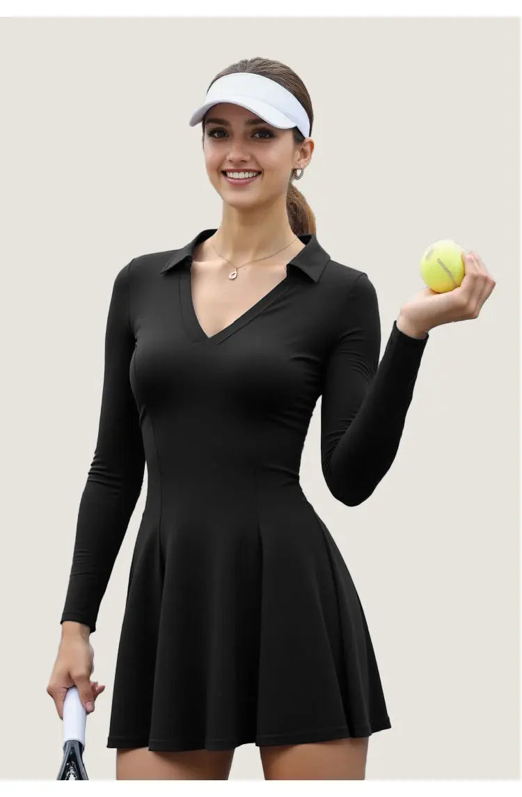 Padel Tennis Long Sleeve Dress