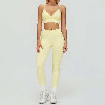 SWELTERING 2/3PCS Seamless Sportswear Fitness Sleeve Sports Suits