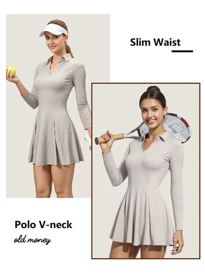 Padel Tennis Long Sleeve Dress