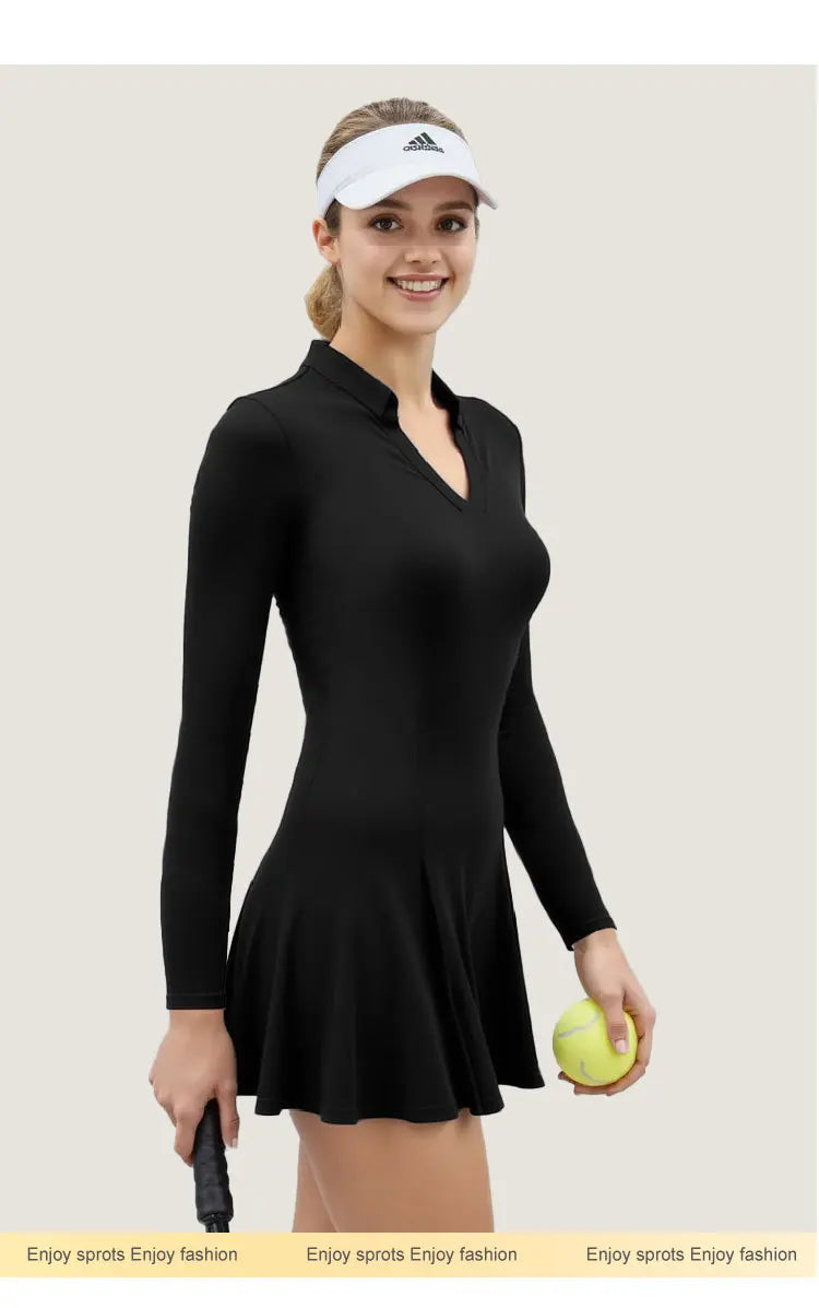 Padel Tennis Long Sleeve Dress