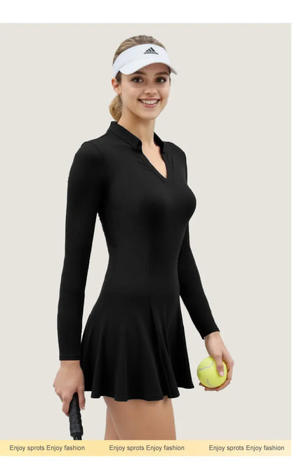 Padel Tennis Long Sleeve Dress